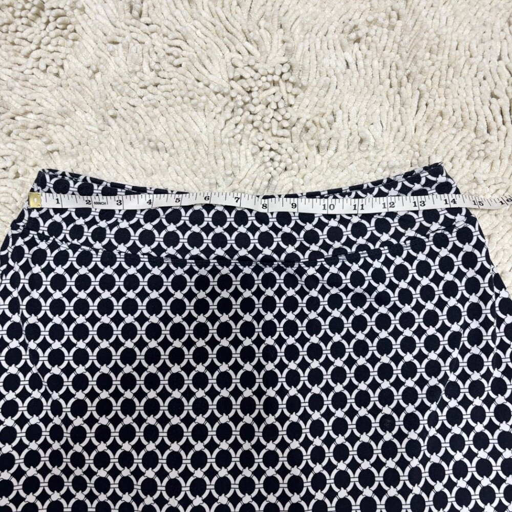 Classic Dark Navy w/White Patterned Lightweight Skort - Picture 8 of 9